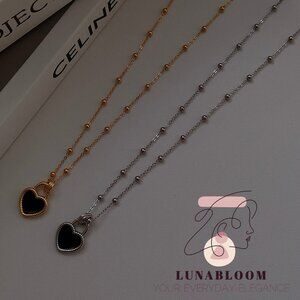 18K Gold-Plated Heart Pendant Necklace